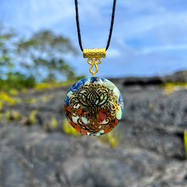 Harmonic Star Resonator - Solar Ray Orgone Amulet (Tree Of Life)