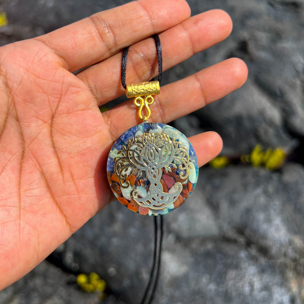 Harmonic Star Resonator - Solar Ray Orgone Amulet (Tree Of Life)