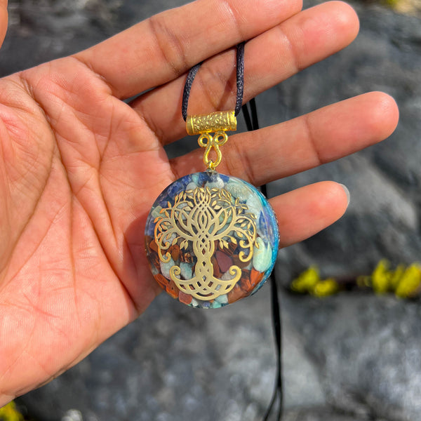 Harmonic Star Resonator - Solar Ray Orgone Amulet (Tree Of Life)