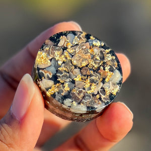 Cosmic Powerful Pocket Orgone (Auric Cleanse) - Galactic Gold Healing Energy Transmuter