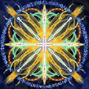 Custom Star Gate Mandala + Light Transmission